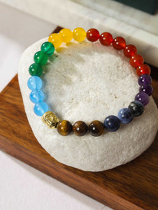 Rakhi Gift Hamper 7- Adorn Platter and Chakra Beads, Sodalite bracelet