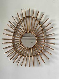 Rattan Oval Mirror ( SAMPLE )