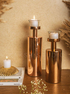 Allure Candle Holder | Perfect Kaksh Studio decoration item | Available in two Colours | Perfect for gifting