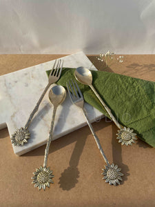 Sunflower bras cutlery / serveware Set