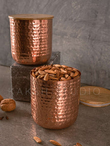 Celeste Metal Jar | Perfect Item as Food Container | Add a new element to your kitchen | Ideal Gift for Mom’s Birthday