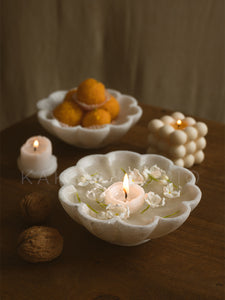 White Marble Cirque Bowl | Three Different Sizes | Home Décor Item | Decorative Trays | Multipurpose Decorative Items
